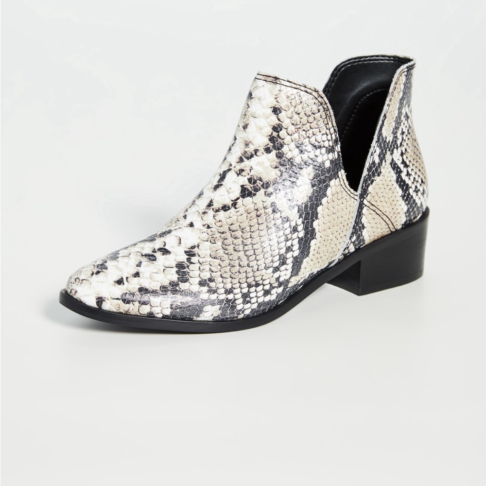 Kaanas Como Snakeskin Ankle Booties